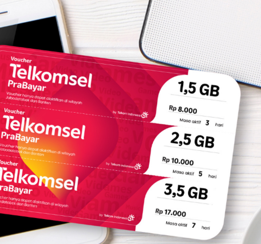 Prepaid voucher manufacturing for Telkomsel